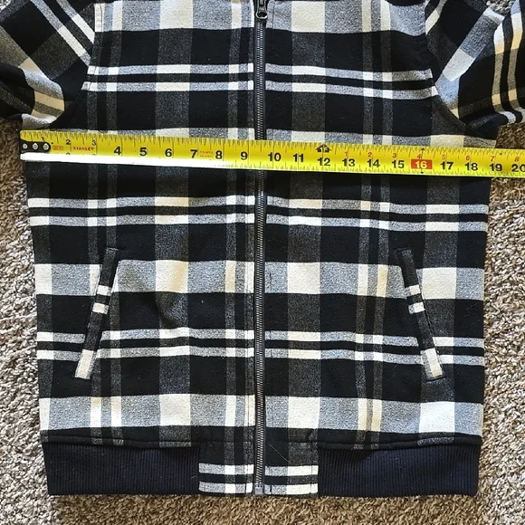 Columbia Black and White Plaid Jacket - Picture 3 of 4